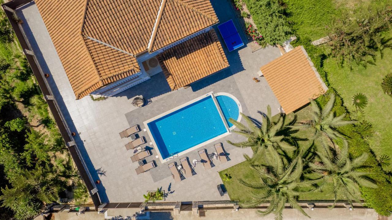 Luxury Villa Vanato & Pool Koukounaria ภายนอก รูปภาพ