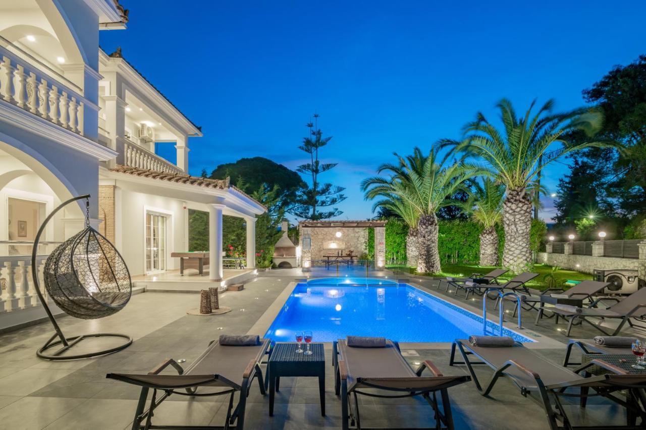 Luxury Villa Vanato & Pool Koukounaria ภายนอก รูปภาพ