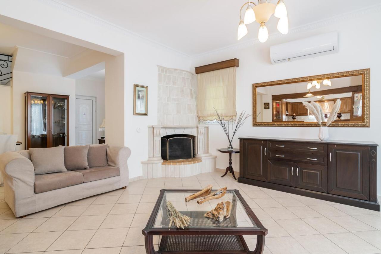 Luxury Villa Vanato & Pool Koukounaria ภายนอก รูปภาพ